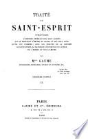 Traité du Saint-Esprit ...