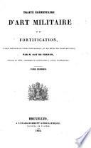 traité élémentaire d'art militaire et de fortification