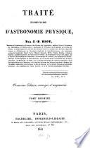 Traité élémentaire d'astronomie physique