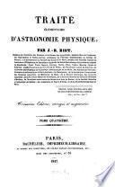 Traité élémentaire d'astronomie physique