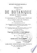 Traité élémentaire de botanique