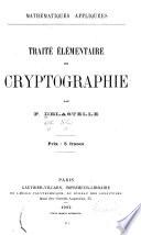 Traité élémentaire de cryptographie