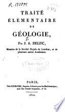 Traité élémentaire de géologie