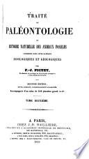 Traité élémentaire de paléontologie ou histoire naturelle des animaux fossiles considérés dans leurs rapports zoologiques et géologiques