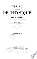 Traite élementaire de Physique, 1