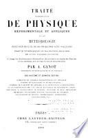 Traité élémentaire de physique expérimentale et appliquée et de météorologie