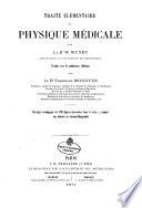 Traité élémentaire de physique médicale