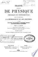 *Traité élémentaire de physique théorique et expérimentale avec les applications à la météorologie et aux arts industriels