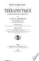 Traite elementaire de therapeutique de matiere medicale et de pharmacologie v.2