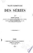 Traité élémentaire des séries