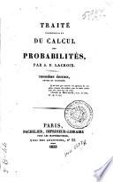 Traite elementaire du calcul des probabilites