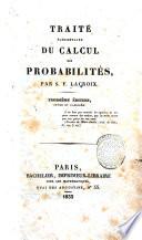 Traite elementaire du calcus des probabilites