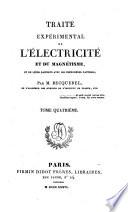 Traité expérimental de l'électricité et du magnétisme, et de leurs rapports avec les phénomènes naturels