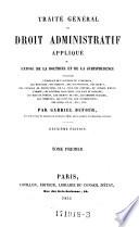 Traité général de droit administratif