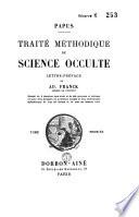 Traité méthodique de science occulte