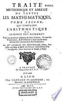 Traité méthodique et abrégé de toutes les mathématiques... par Me Charles de Neuvéglise