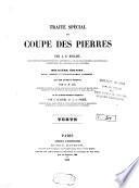 Traité spécial de coupe des pierres