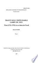 Traité sur l'inépuisable lampe du Zen