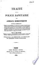 Traité sur la police sanitaire des animaux domestiques