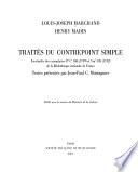 Traités du contrepoint simple : facsimilés des exemplaires 80 C2 186 (1739) et Vm8 de la Bibliothèque nationale de France