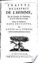 Traitté de l'esprit de l'homme