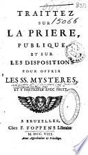 Traittez sur la priere publique