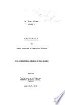 Transactions: Abstracts for papers presented at Commission Sessions