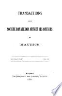 Transactions de la Société royale des arts et des sciences de Maurice