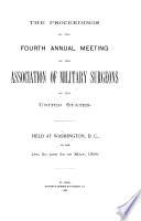 Transactions of the ... annual meeting of the Association of Military Surgeons of the National Guard of the United States