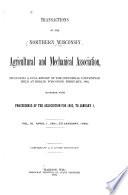 Transactions of the Northern Wisconsin Agricultural and Mechanical Association