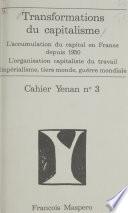 Transformations du capitalisme