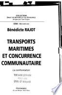 Transports maritimes et concurrence communautaire