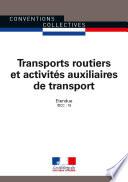 Transports routiers et activités auxiliaires du transport