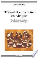Travail et entreprise en Afrique