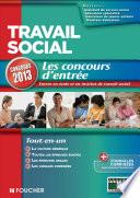 Travail social Concours d'entrée concours 2013