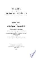 Travaux de biologie végétale