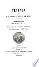 Travaux de l'Académie nationale de Reims