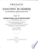 Travaux de l'Association de géodésie de l'Union géodésique et géophysique internationale