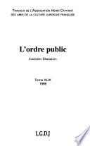 Travaux de l'Association Henri Capitant des amis de la culture juridique française