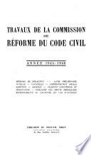 Travaux de la Commission de Réforme du Code civil