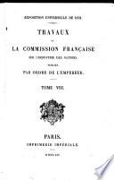 Travaux de la commission française sur l'industrie des nations