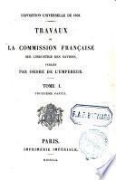 Travaux de la commission française sur l'industrie des nations
