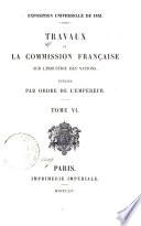 Travaux de la Commission française sur l'industrie des nations
