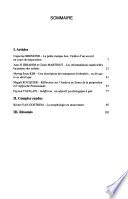 Travaux de linguistique