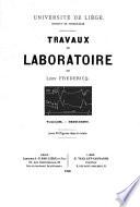 Travaux du Laboratoire de Léon Fredericq