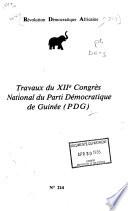 Travaux du XIIe Congrès National du Parti Démocratique de Guinée (PDG).