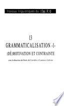 Travaux linguistiques du CERLICO.