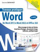 Travaux pratiques - Word - 2e éd.