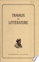 Travavux de Litterature