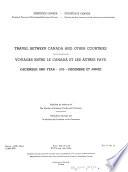 Travel Between Canada and Other Countries (Quarterly Edition)